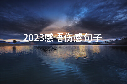 2023感悟伤感句子(必备200句)